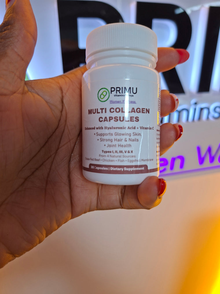 Multi Collagen Capsules enhanced with Vitamin C and Hyaluronic Acid