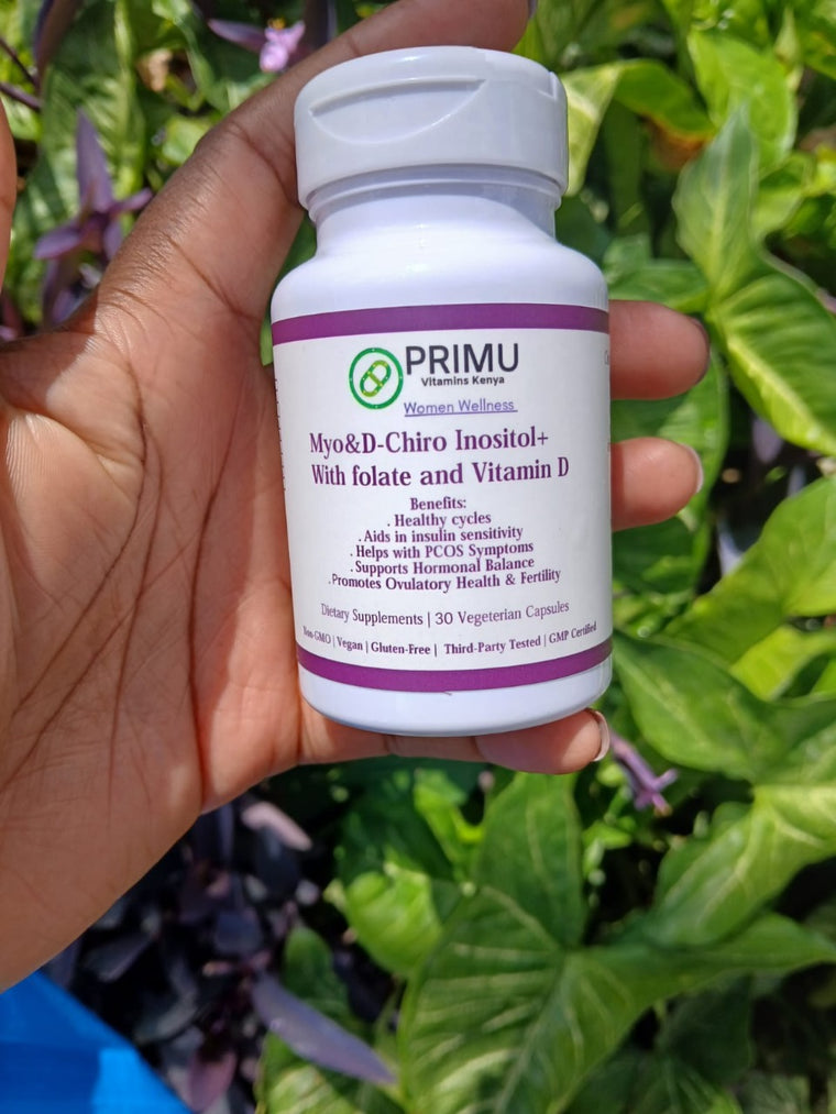 Myo-Inositol & D-Chiro Inositol with Folate + Vitamin D3