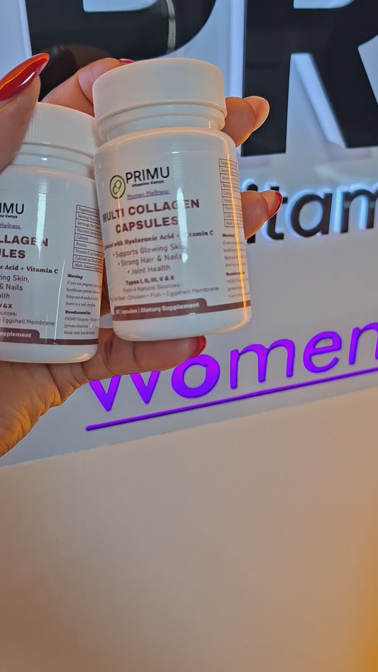 Multi Collagen Capsules enhanced with Vitamin C and Hyaluronic Acid